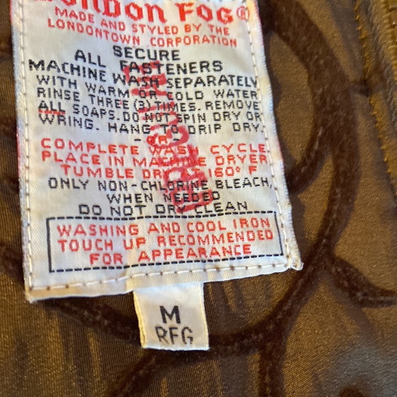 London Fog Jacket with removable lining - Picture 3 of 5